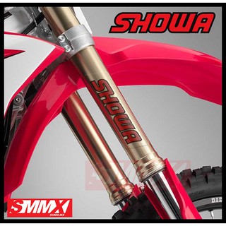 สติกเกอร์โช้ค SHOWA RED แบบใส ยืดหดได้ USD