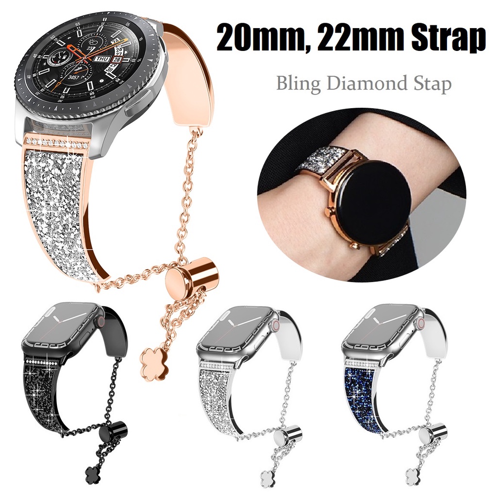 20mm 22mm Diamond Strap For สาย Huawei Watch GT 7 Strap Huawei watch GT 6 สาย Huawei watch GT 5 Stra