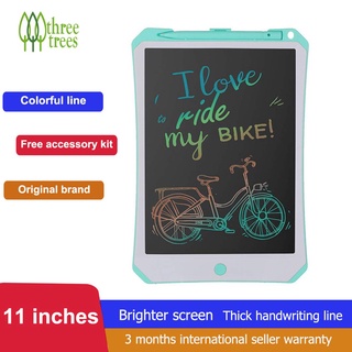 ┋▤threetrees 11 Inch LCD Colorful Writing Tablet With New Generation High Brightness Screen Drawing Pad Great Gift for k