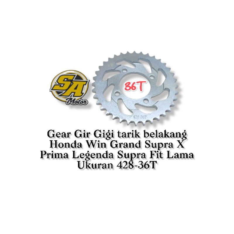 เกียร์ด้านหลังเกียร์ HONDA WIN ASTREA GRAND PRIMA SUPRA X LEGEND SUPRA FIT OLD 36T