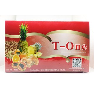 เอนไซม์ ทีวัน T-ONE ที-วัน เครื่องดื่มพืชผักผลไม้ 1 กล่อง มี 30 ซอง จัดส่งฟรี เก็บปลายทาง