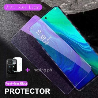 Tempered Glass For Redmi Note 11 5G 4G 9S 10S 11S 10 9 Pro Max Xiaomi POCO X3 NFC Anti Blue Light Ray Screen Protector