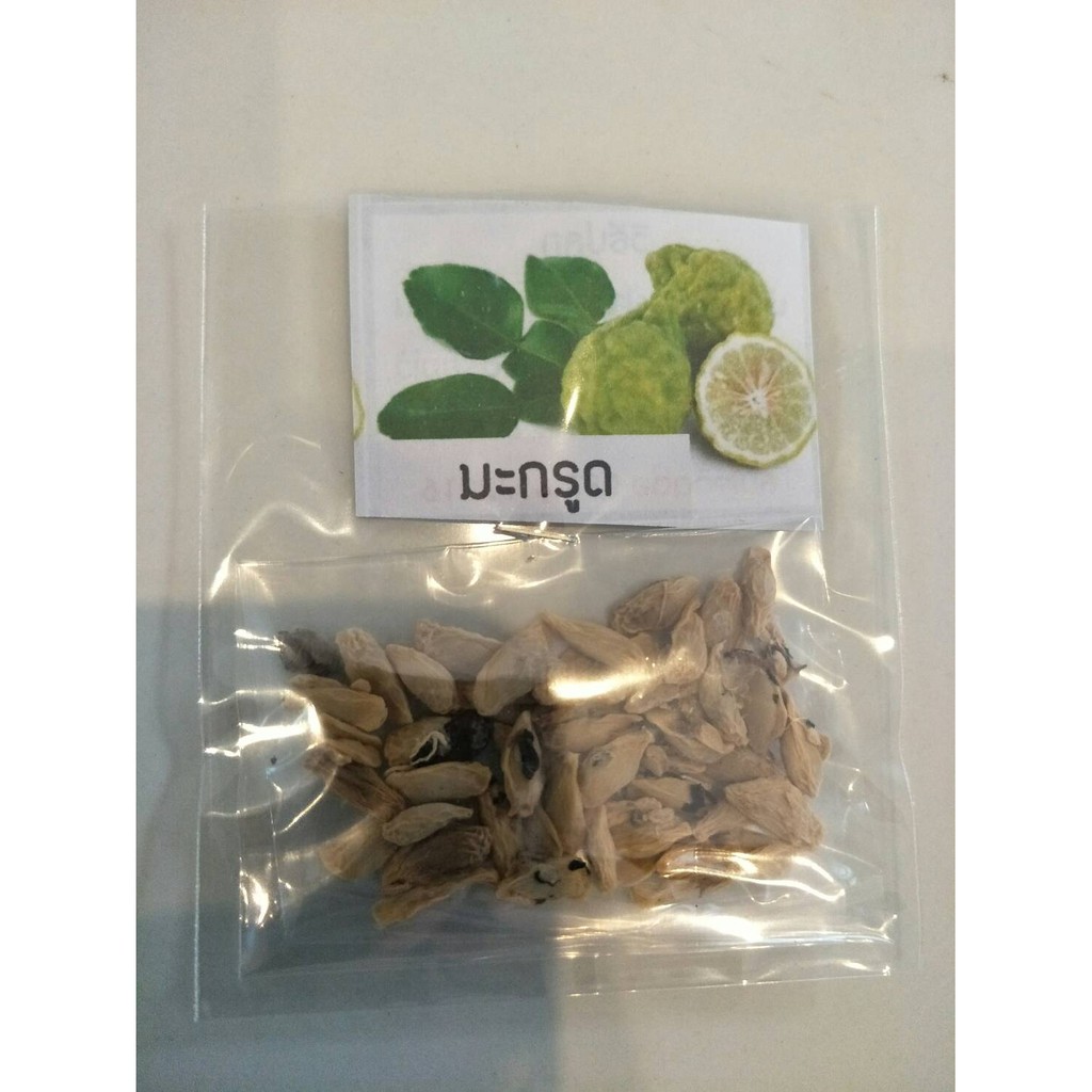 เมล็ดพันธุ์ มะกรูด ซองละ 25 บาท มีประมาณ 40-50 เมล็ด จากบ้านสวนสามารถปลูกต่อได้