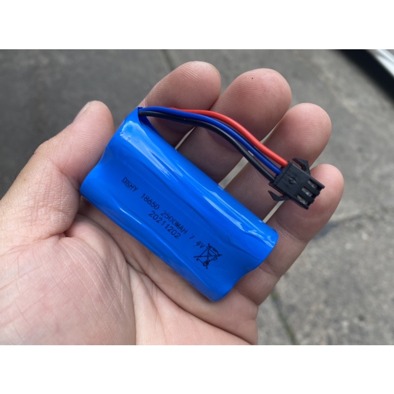 แบตเตอรี่สำรองรถบังคับวิทยุความจุ7.4V-2500mahเป็นแบตเตอรี่ รูปที่ 7