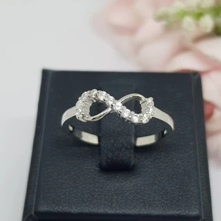 Memorine Jewelry แหวนเงินแท้ 925 ฝังเพชรสวิส(CZ) : ONLR20