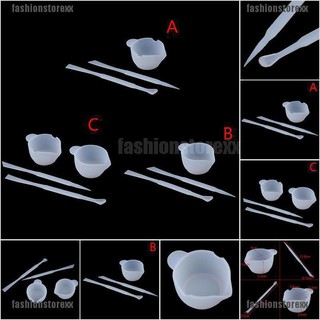 (ofax) ถ้วยแม่พิมพ์ซิลิโคนสําหรับทําเครื่องประดับ 1 ชุด