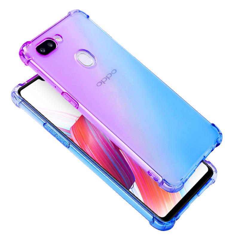 เคสโทรศัพท์แบบไล่โทนสี TPU สำหรับ OPPO Realme Narzo 50A Prime Narzo 50i 30A 20 Pro Realme 8 5G 8 Pro C21Y C25Y C25 C25S C21 C17 C15 C12 C20 C11 2021 7i 6i 5i 5S 7 6 5 3 Pro XT C1 C2 C3