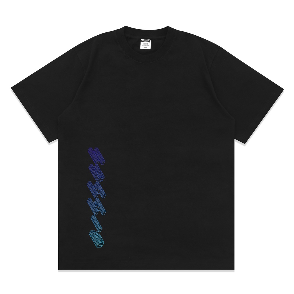 STEZEL.LTD - เสื้อยืด HUNNID สีดํา เสื้อยืดผู้ชายสีดํา Unisex 210gsm | ผ้าฝ้าย 20ส หนาสบาย | ลําลองโ