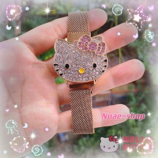 Hello kitty หน้าเพชร รับประกันถ่าน1ปี รหัสสินค้าKT265