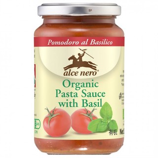 🔥HOT🔥 Alce nero Organic Tomato Sauce With Basil ซอส เบซิล  อัลเซเนโร่ 350รัม คุณภาพระดับพรีเมี่ยม