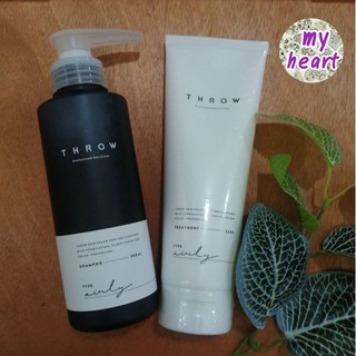 Throw Shampoo Airly 300 ml/Throw Treatment Airly 220 g แชมพู ทรีทเม้นท์ สำหรับผมทำสี และแห้งเสีย