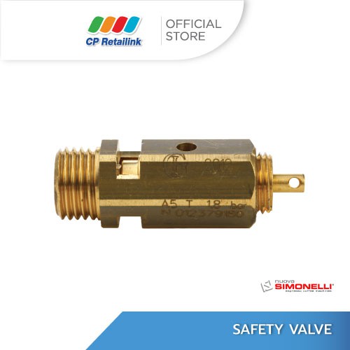 (30005295) Nuova Simonelli นูโอว่า ซิโมเนลลี่ อะไหล่เครื่องชงกาแฟ SAFETY  VALVE (เกลียว 2 หุน)