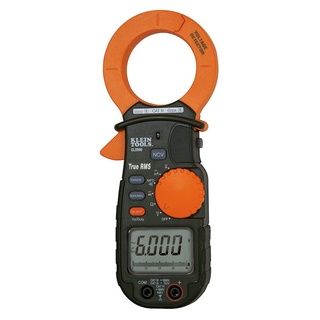 KLEIN NO.CL2500 TRMS Clamp Meter, 1000A AC/DC, CAT IV 600V, 205mm.