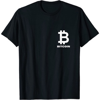 ROUND คอลูกเรือเสื้อยืด ผ้าฝ้าย พิมพ์ลายโลโก้ dtf Bitcoin หัวใจ สไตล์มินิมอล สําหรับผู้หญิง-4XL