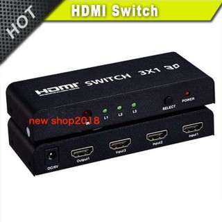 HDMI Switch Switcher Hub Box 1080P + IR Remote 3PORT