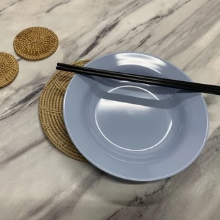 SB Melamine [12 ชิ้น] จานกลม จานลึก จานกลมลึก จานเมลามีน จานกลมเมลามีน รุ่นหนา 8,9 นิ้ว รุ่น P281