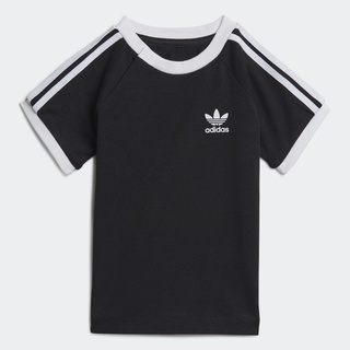 Adidas เสื้อยืดอดิดาส เสื้อยืด สำหรับเด็ก สีดำ OG I T-Shirt 3-Stripes H35545 BK (700)T