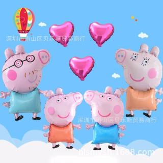 peppa pig ลูกโป่งฟอยล์ ของเล่นสําหรับเด็ก