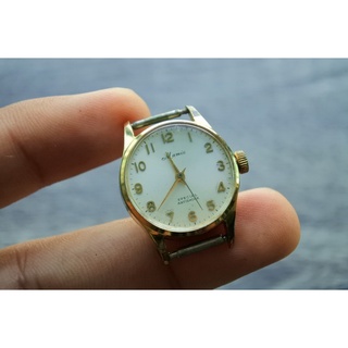 นาฬิกา Vintage มือสองญี่ปุ่น Orient Mamie Spacial Gold Filled Lady Handwinding White Dial 24mm