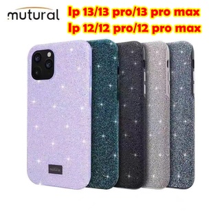 Mutural แท้ TPU เคสหลังนิ่ม Case กากเพชร เคสนิ่ม  เคสกันกระแทก for ip 13/13 pro/13 pro max/12 mini/12/12 pro /12 pro max