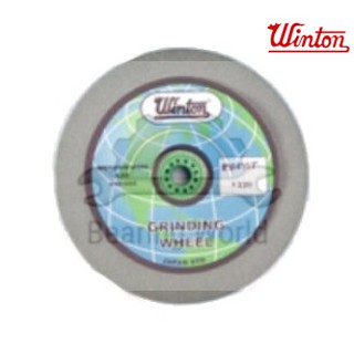 WINTON หินเจียร สีเขียว เบอร์ 100 / เบอร์ 120 / เบอร์ 80  มีหลายขนาด หินเจียรสีเขียว