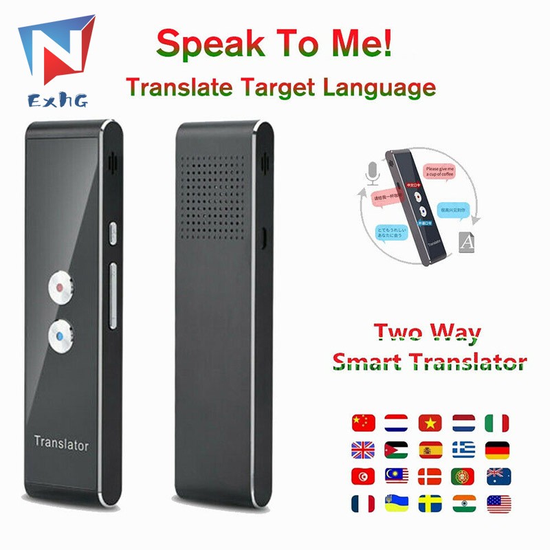 ExhG❤❤❤High quality Translaty MUAMA Enence Smart Instant Real Time Portable Voice Languages Translat