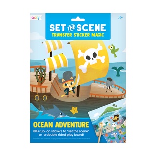 set the scene transfer stickers magic เซตสติ๊กเกอร์ลอกลาย ลาย Ocean adventure