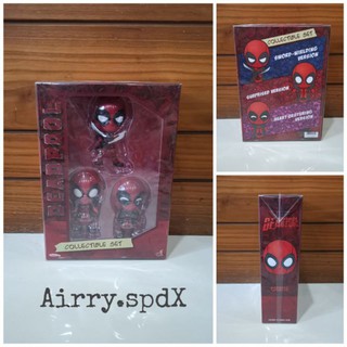 Hot Toys - COSB246 - Deadpool (Surprised, Fighting Pose, Heart Gesturing Versions) Cosbaby Bobble-Head Set