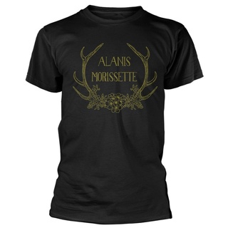 เสื้อยืด พิมพ์ลายเขากวาง Alanis Morisette แฟชั่นสําหรับผู้ชาย