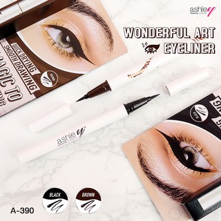 อายไลเนอร์ A-390 Ashley Wonderful Art Eyeliner อายไลเนอร์สีสด คมชัด