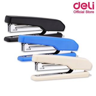 Deli 0229 Stapler เครื่องเย็บกระดาษ เบอร์10 เย็บได้ 15 แผ่น (คละสี 1 ชิ้น) แม็ค แม็ก แม็กเย็บกระดาษ ที่เย็บกระดาษ school