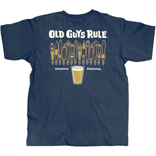 เสื้อยืด ลาย OLD GUYS RULE สําหรับผู้ชาย | ศักยภาพที่ไม่ได้แตะต้อง | กองทัพเรือS-5XL