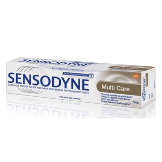 Sensodyne Multi Care เซนโซดายน์ ยาสีฟัน ลดการเสียวฟัน ช่วยลดการสะสมของคราบพลัค ลดกลิ่นปาก ขนาด 100 กรัม 05023