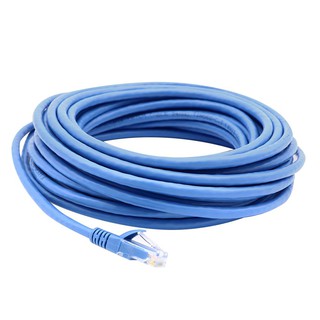 สาย LAN สาย LAN CAT6 FIBRECONNEX 15 ม. สีฟ้า สายไฟ งานระบบไฟฟ้า LAN CABLE FIBRECONNEX CAT6 15M BLUE