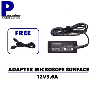 ADAPTER MICROSOFE SURFACE 12V3.6A / สายชาร์จไมโครซอฟ เซอเฟส + แถมสายไฟ