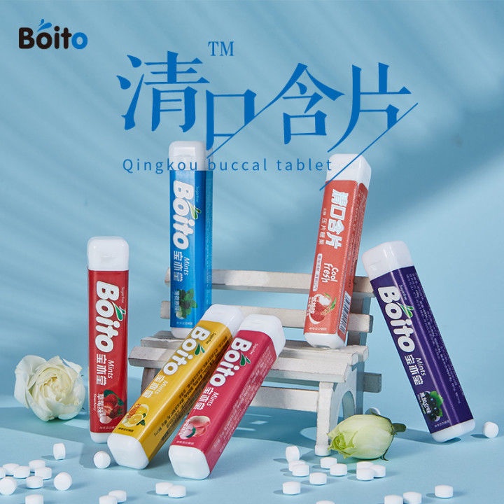 Refreshing Buccal Tablets Xylitol Chewing Gum SugarFree Mint Candy