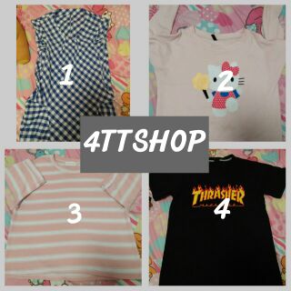 เสื้อมือ 2 พิเศษ!!ซื้อครบ 4 ตัวส่งฟรีลทบ