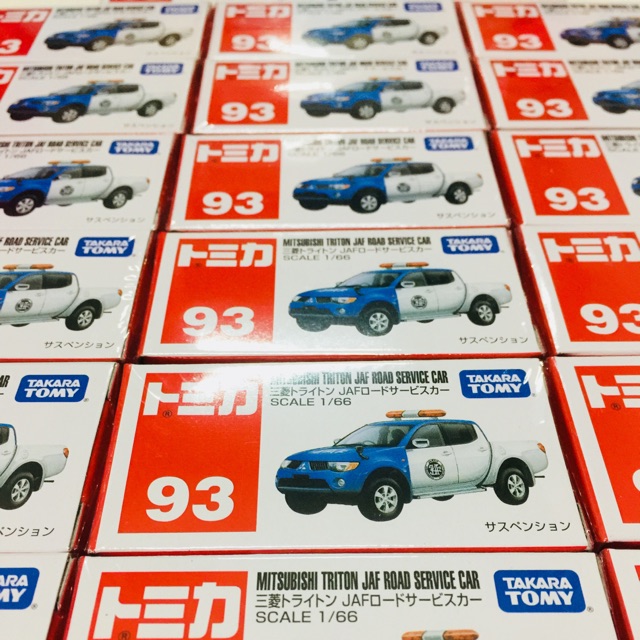 Tomica #93 MITSUBISHI TRITON JAF ROAD SERVICE CAR