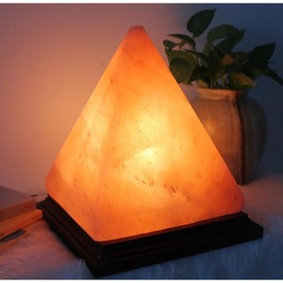 โคมไฟเกลือหิมาลายัน Himalayan Salt Lamp ทรงปิรามิดขนาด 9-11 kg โคมไฟหินเกลือหิมาลัย โคมไฟ