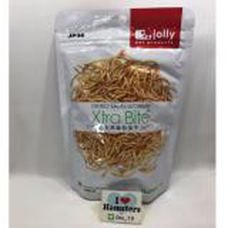 Dried Mealworms 60g หนอนอบแห้ง ขนาด 60 กรัม อาหารหนูแฮมสเตอร์/ เม่นแคระ/ ชูก้า