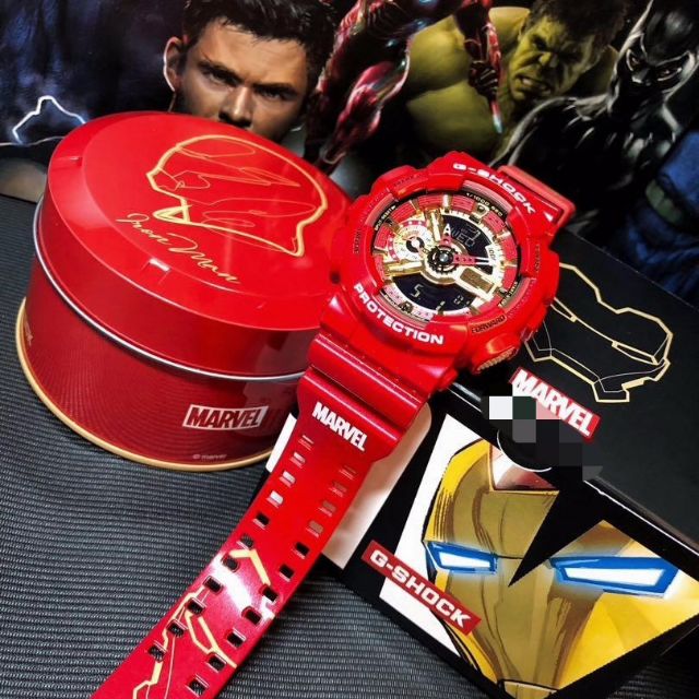 G-Shock x Marvel Avengers Collection GA-110IRONMAN-4 ของแท้ล้าน%