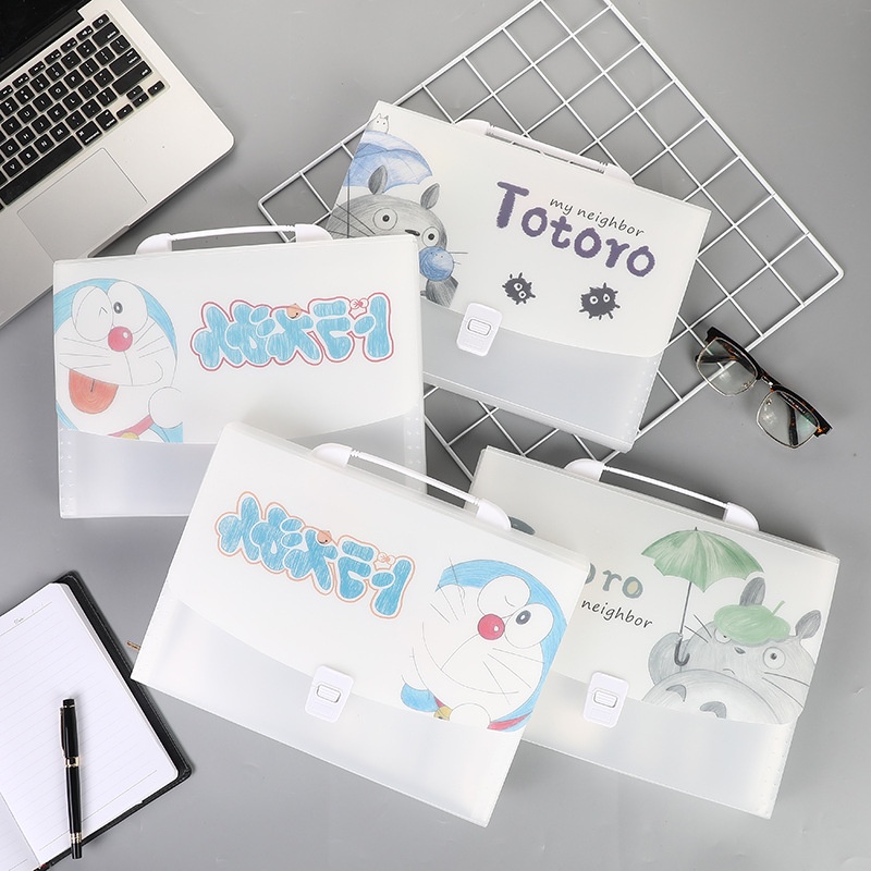 แฟ้มกระเป๋าเอกสาร แฟ้มสำหรับใส่เอกสาร PVC 13 ช่อง