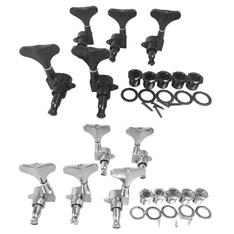 Mon Bass Tuners 2L3R Headstock ปิดผนึกปรับแต่งสําหรับหมุดกุญแจกีตาร์เบสอุปกรณ์เสริม