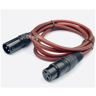 สายไมโครโฟน สัญญาณเสียง XLR Male To XLR Female Mic Cable3 PIN ต่อ มิกเซอร์ Mixer เครื่องขยายเสียง