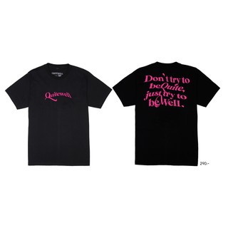 QWT180-1 DONT TRY BLACK Quitewell เสื้อยืดสามารถปรับแต่งได้