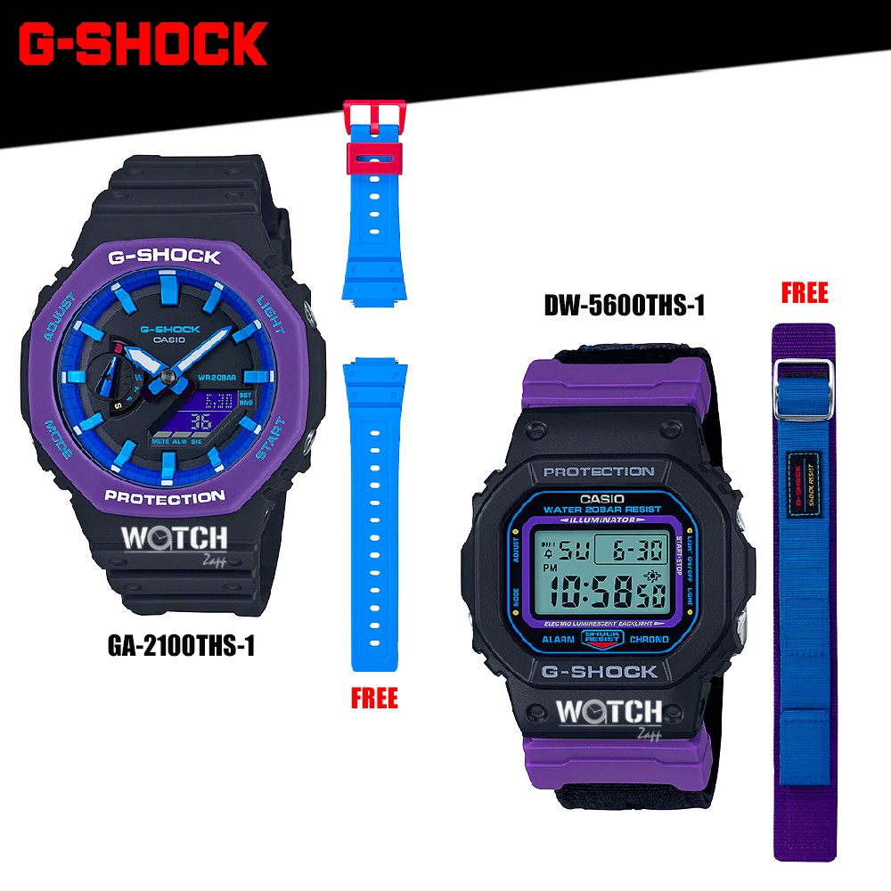 New!! นาฬิกา Casio G-Shock limited Col GA-2100THS GA-2100 GA-2100THS-1 DW-5600THS DW-5600THS-1(CMG)