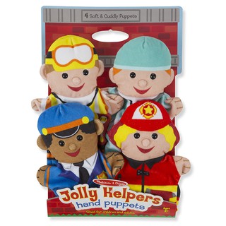 Melissa &amp; Doug Jolly Helpers Hand Puppets