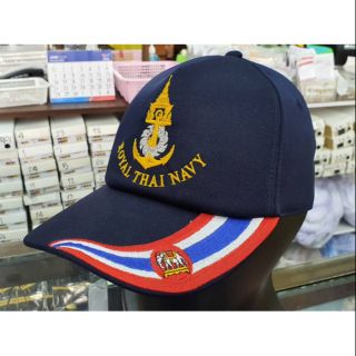 หมวกแก๊ปสีกรมท่าปักลาย ROYAL THAI NAVY ของแท้จากทหารเรือ