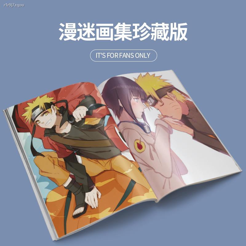 Naruto Peripheral Picture Album Atlas Popular Japanese Anime One Piece Art Book Poster Gintama Black Street Bookma Shopee Thailand