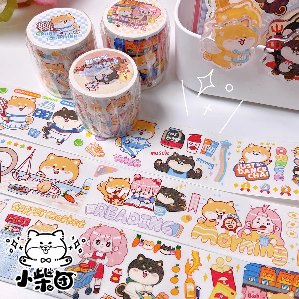 [REPACK] เทป Washi League One Red Red Red Shiba Inu